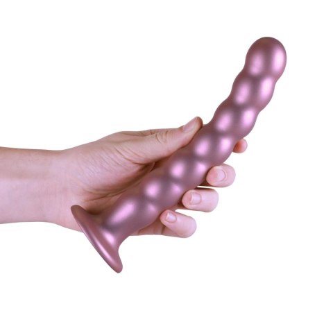 Beaded G-Spot Dildo - 8'' / 20,5 cm - Rose Gold