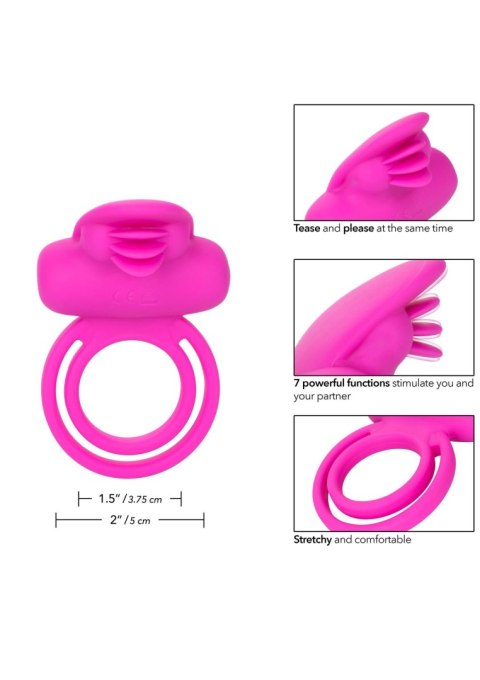 Dual Clit Flicker Enhancer Pink