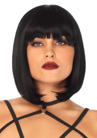 Short natural bob wig Black