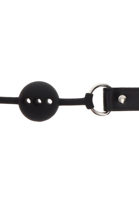 Silicone Ball Gag Black