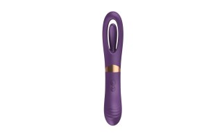 Flicking dual g spot vibrator