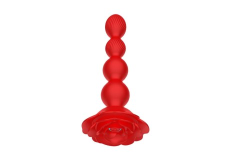 Rose rotating anal beads