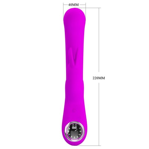 PRETTY LOVE - Lamar Purple, 10 vibration functions 9 speed levels