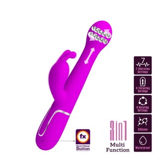 PRETTY LOVE - Twinkled Tenderness Purple, 7 vibration functions 4 thrusting settings 4 rotation functions