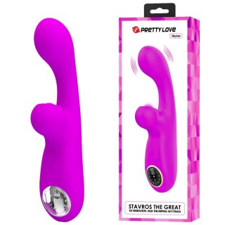 PRETTY LOVE - Skylar Purple, 10 vibration functions 9 speed levels 10 thumping functions