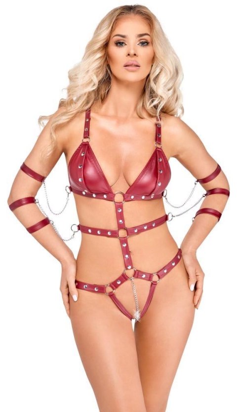 Bad Kitty Strap Body red S