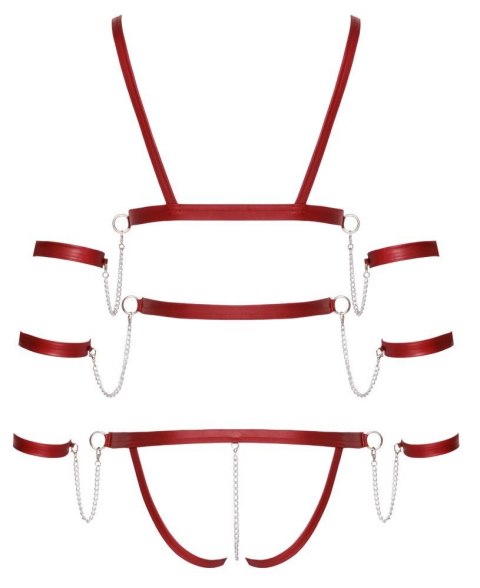 Bad Kitty Strap Body red S