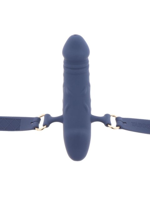 Silicone Breathable Penis Gag Blue