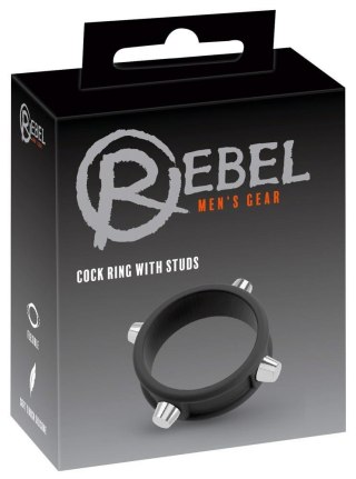 Rebel Cock Ring with Studs