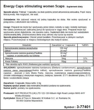 Tabletki dla kobiet zwiększą energię ochotę na sex