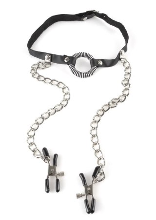 Stymulator-FFWS O-RING GAG W.NIPPLE CLAMPS