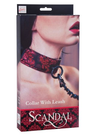 Wiązania-SCANDAL COLLAR WITH LEASH