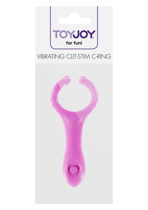 Pierścień-VIBRATING CLIT-STIM C-RING PURPLE