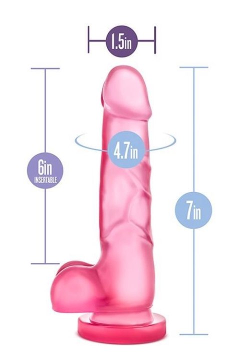 Dildo-b yours sweet n hard 4 pink