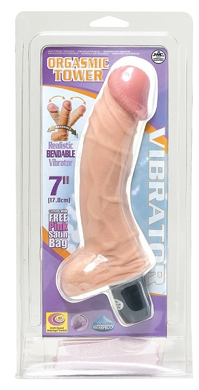 Gruby wibrator penis dildo z dużymi jądrami 17cm