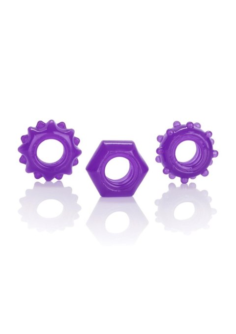 Pierścień-REVERSIBLE RING SET PURPLE