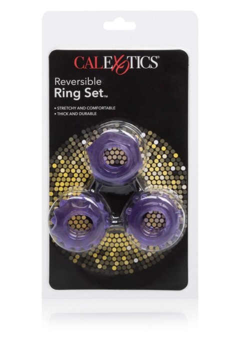 Pierścień-REVERSIBLE RING SET PURPLE