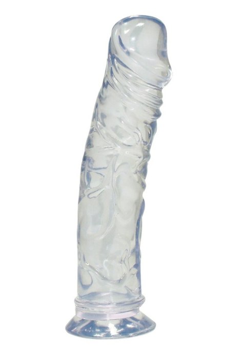 Przezroczyste dildo jak penis realistyczne 19cm