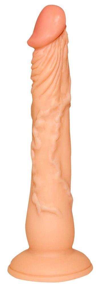 Dildo na przyssawce naturalny rozmiar wąskie 18cm