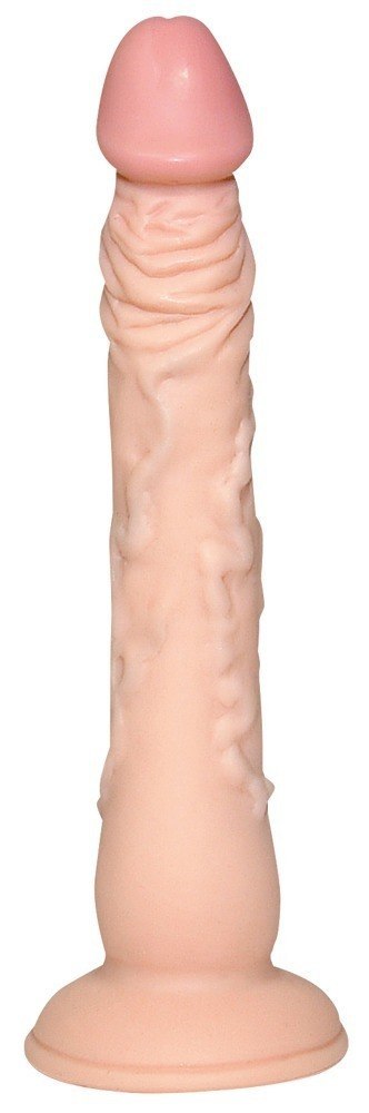 Dildo na przyssawce naturalny rozmiar wąskie 18cm