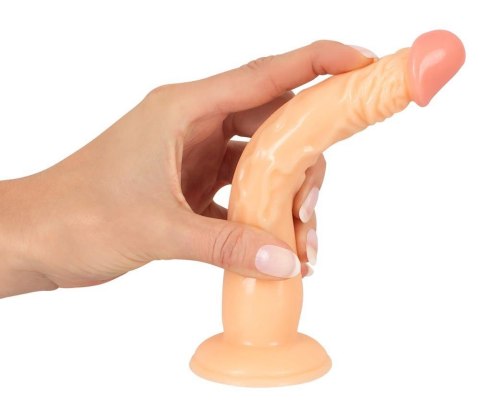 Dildo na przyssawce naturalny rozmiar wąskie 18cm