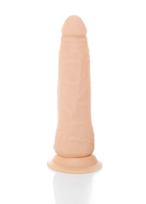 Mięciutki penis cyberskóra przyssawka dildo 19cm