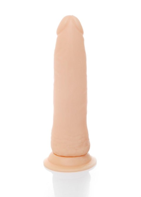 Mięciutki penis cyberskóra przyssawka dildo 19cm