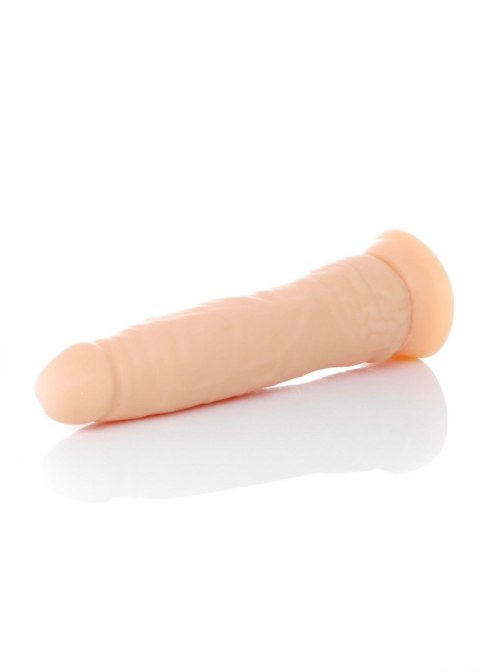 Mięciutki penis cyberskóra przyssawka dildo 19cm