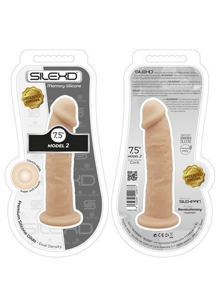 Dildo na przyssawce realistyczny jędrny penis 19cm