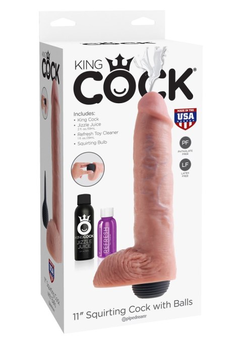 Dildo-squirting cock 11 inch flesh