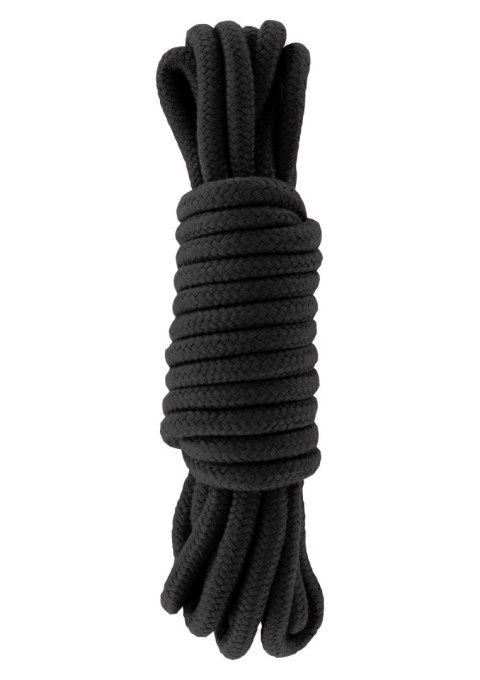 Wiązania-BONDAGE ROPE 5 METER BLACK