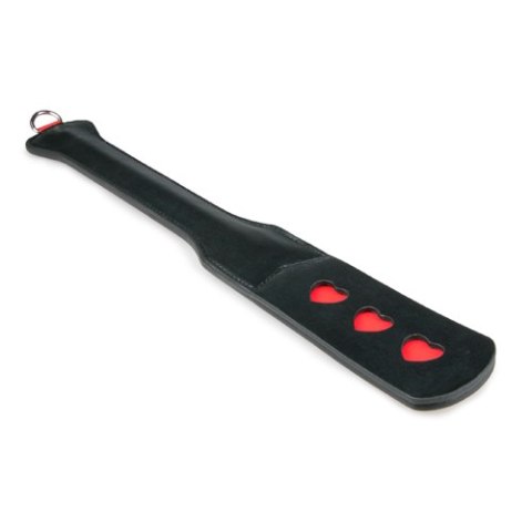 Pejcz-Long Leather Paddle With Heart