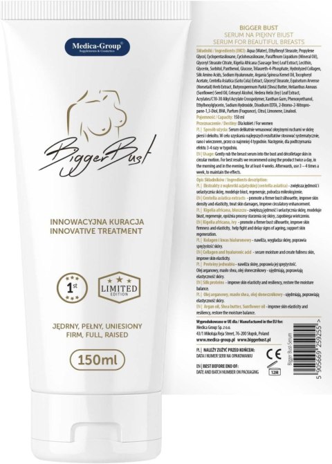 Powiększanie piersi biustu innowacja serum 150ml