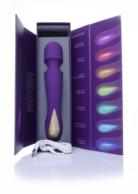 Masażer łechtaczki różdżka led 7 trybów sex 23cm