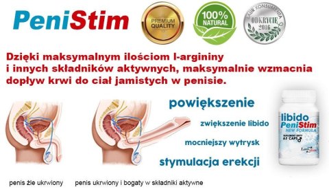 Powiększanie penisa erekcji libido potencji 65tab