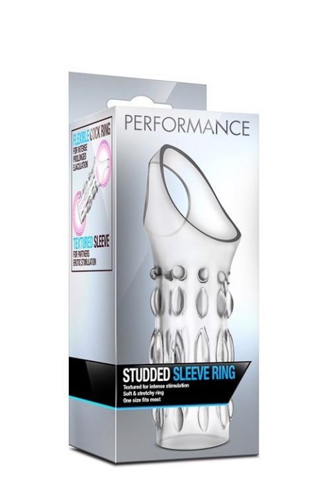 Stymulator-performance studded sleeve ring clear