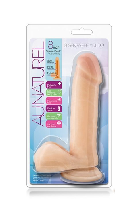 Cielisty realistyczny miękki penis dildo 20 cm