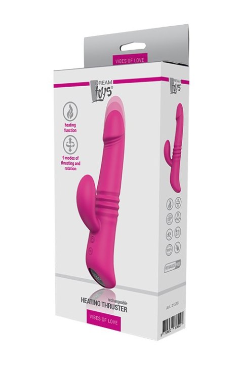 Wibrator-DREAM TOYS HEATING THRUSTER PINK