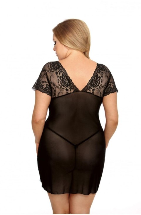 Marina black chemise XXL+ ( czarna halka )