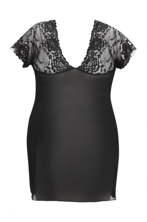 Marina black chemise XXL+ ( czarna halka )