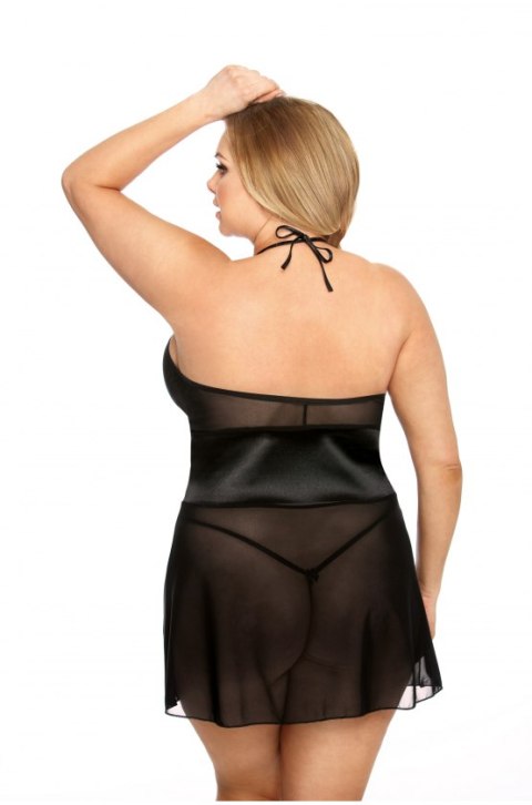 Stefi black chemise L+ ( czarna halka )