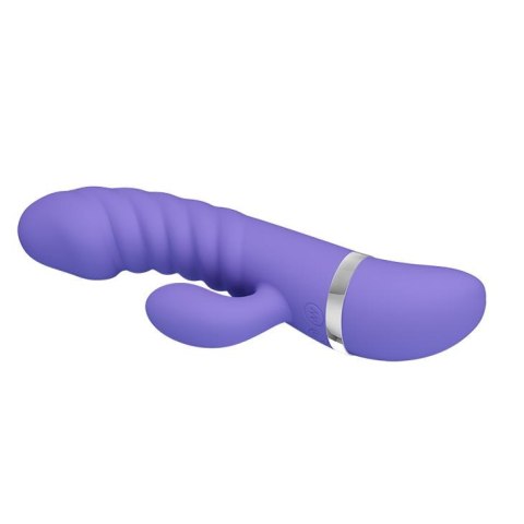 Sex wibrator ze stymulatorem łechtaczki 7tryb 18cm