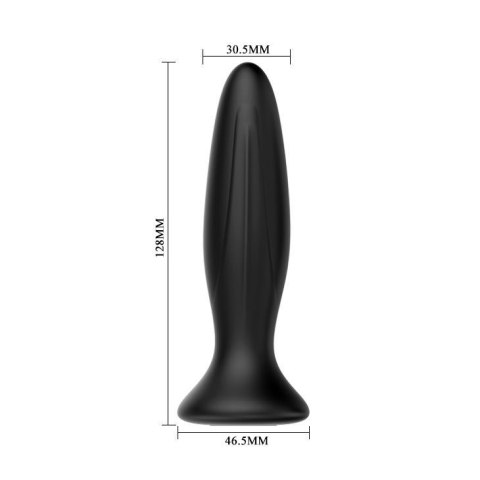 Smukły klasyczny korek analny plug wibrujący 12cm