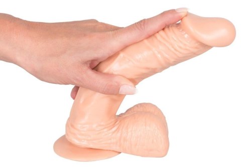 Duże giętkie realistyczne dildo przyssawka 22,5 cm