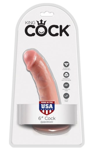 King Cock 6 inch Flesh