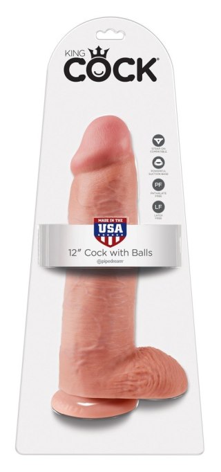 King Cock with balls 12 inch