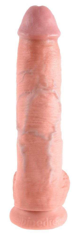 Realistyczny penis z żyłami i przyssawką 26.7 cm