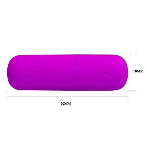 Dyskretny mini masażer mały wibrator 12trybów 6cm