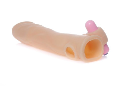 Nakładka przedłużająca penisa sex wibracje 18cm