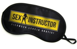 Maska- Opaska na oczy "SEX INSTRUCTOR'